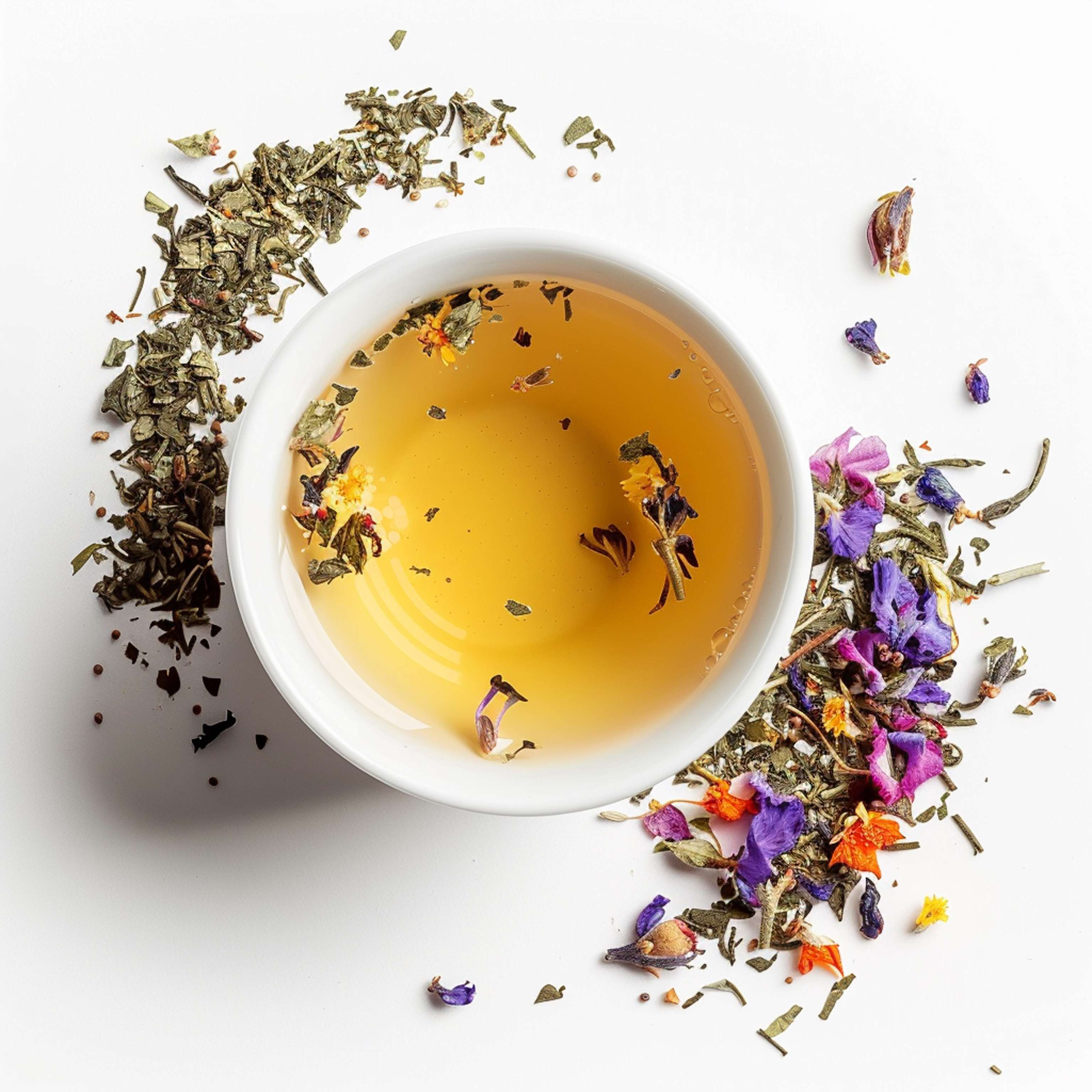 pure tea without microplastics. pure and easy tea.