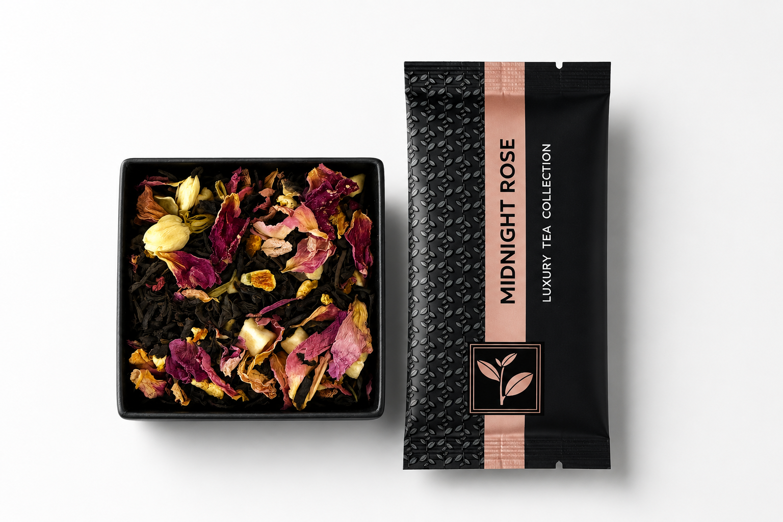 pure and easy tea midnight rose 