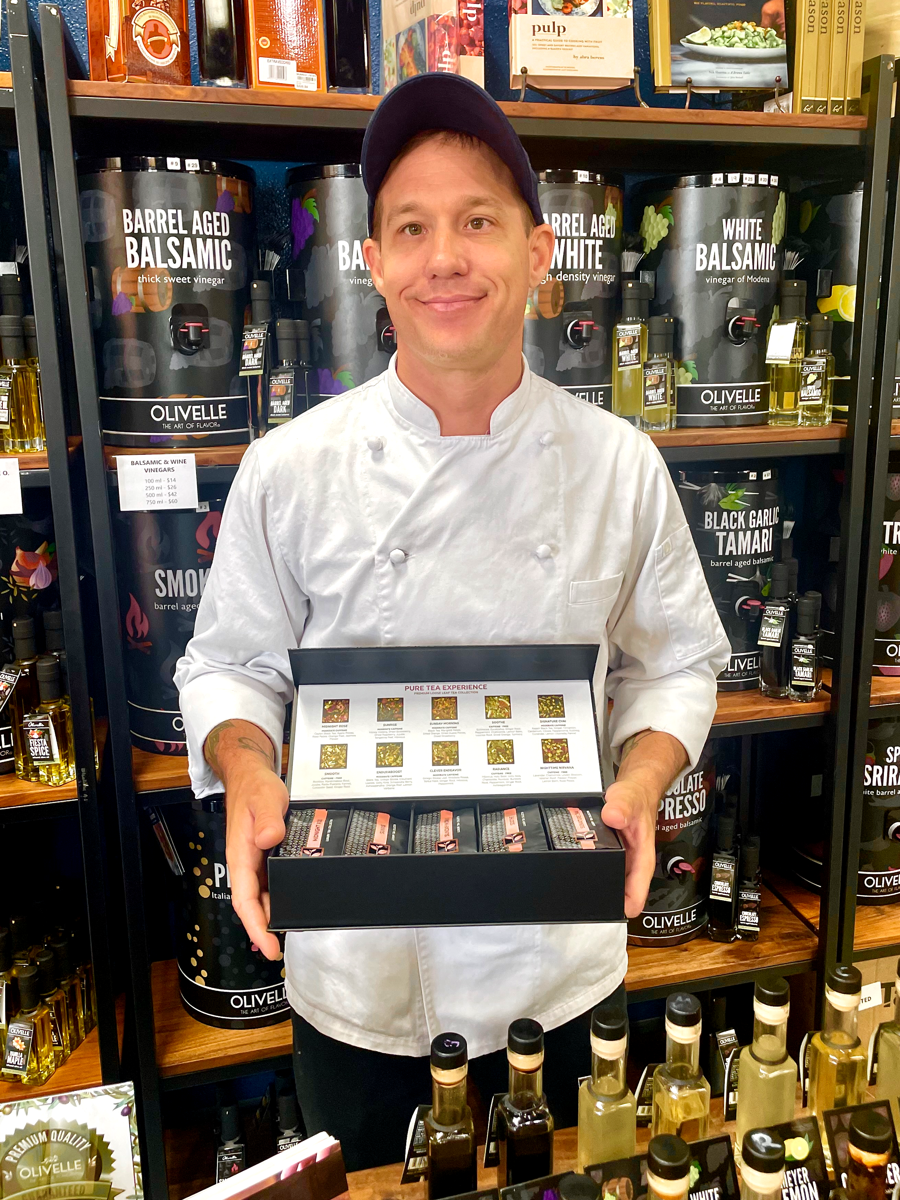 Chef Mitch Bell of Seared Living, a gourmet food store in Arizona