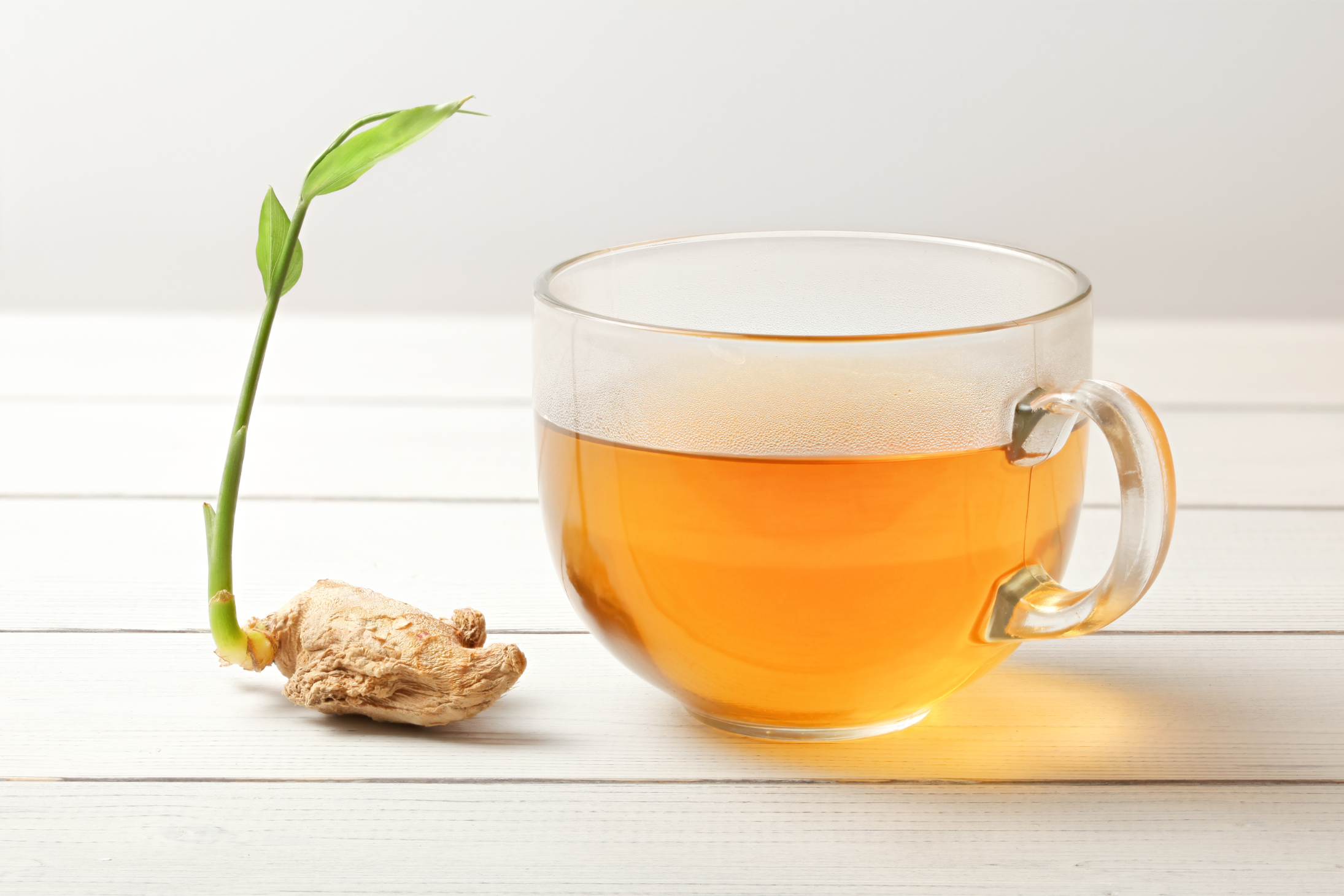 Dried ginger root used in Pure & Easy Tea blends