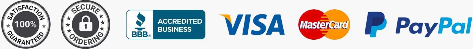 Accepted payment methods
