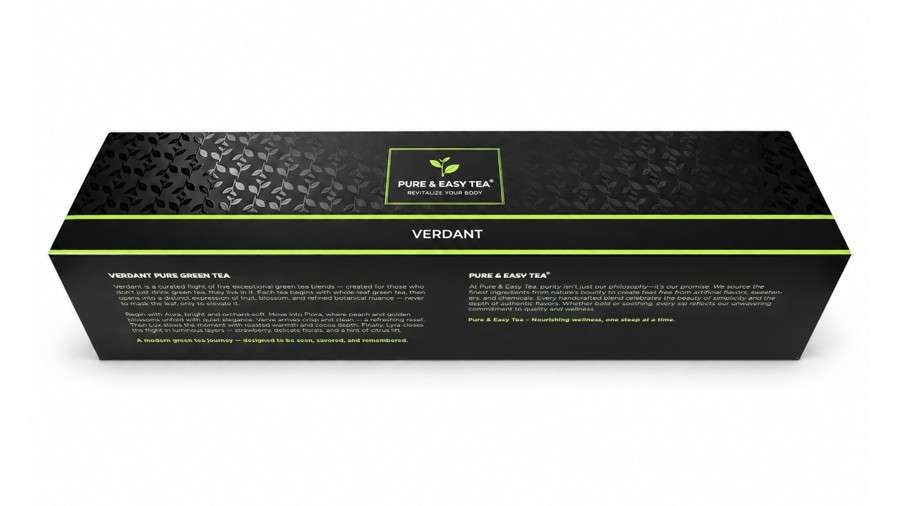 Verdant Pure Green Tea Experience box